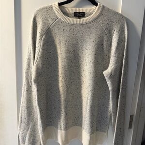 Rag & Bone Cream Speckled Crewneck Sweater